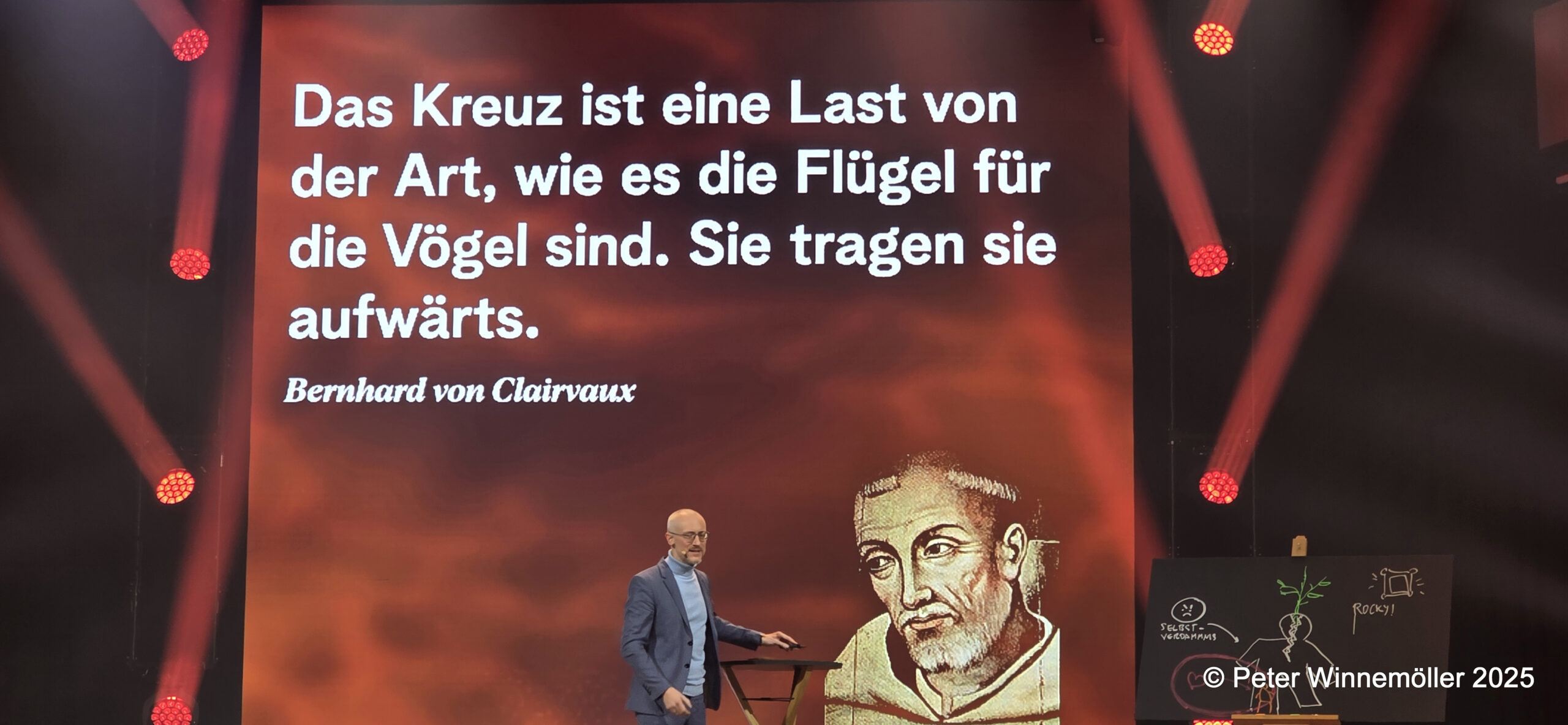 Der Weg des Petrus ist nicht trivial. Foto: Peter Winnemöller