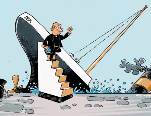 Bätzing geht: Konferenz zerstritten und Kirche in Trümmern