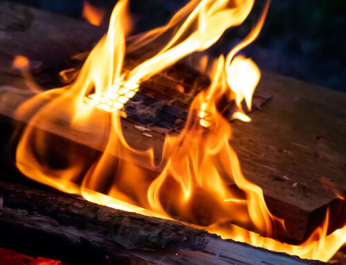 Schlaglichter am Osterfeuer
