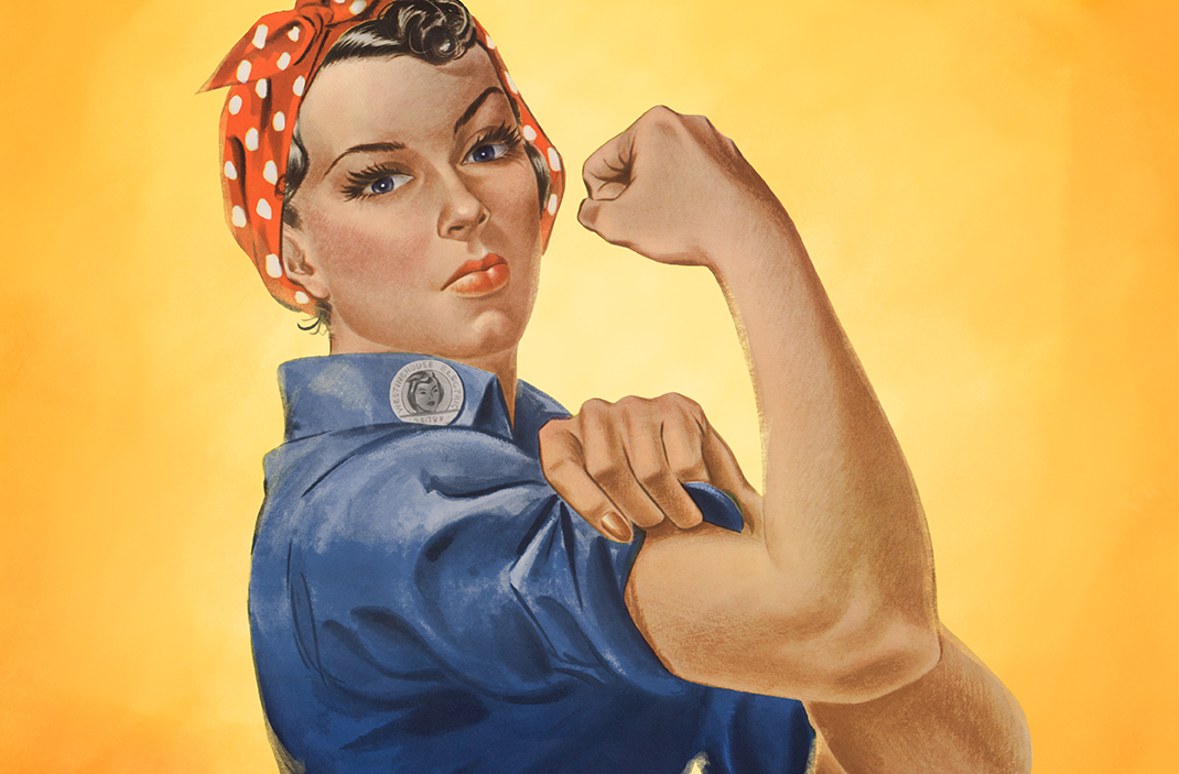 Ikone des Feminismus als Frauenpower: Rosie The Riveter