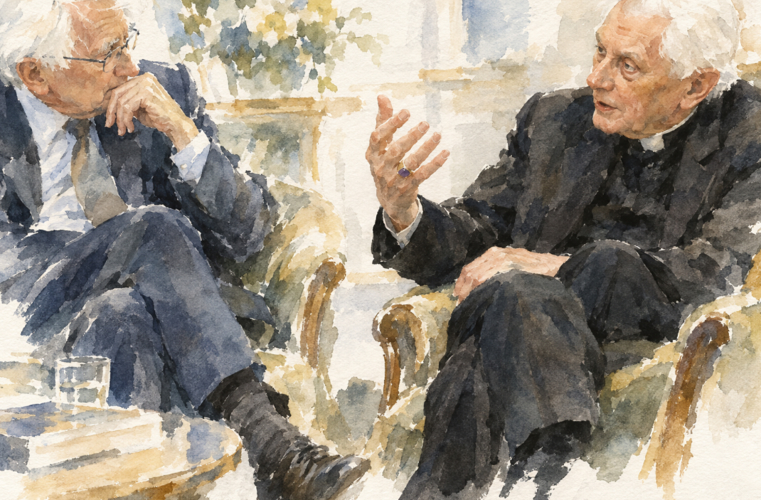 Der berühmte Disput zwischen Josef Ratzinger und Jürgen Habermas